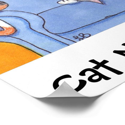 Cat Nap Poster (Hoek)