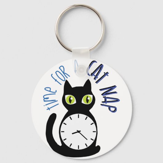 Cat Nap Sleutelhanger (Voorkant)