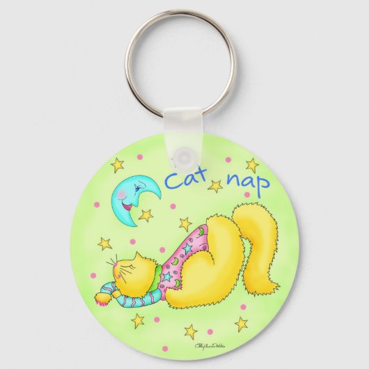 Cat Nap Sleutelhanger (Voorkant)