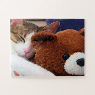 Cat Nap Teddy Legpuzzel