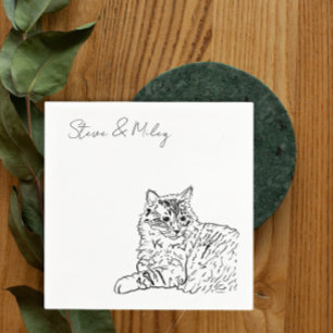 Cat Napkins voor trouwcocktail Napkin Servet