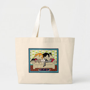 CAT-NAPPERS GROTE TOTE BAG
