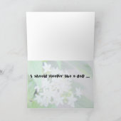 Cat Nappin' Wenskaart Kaart (Binnen)