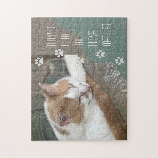 Cat Napping is het ding waar ik het meest van hou Legpuzzel (Verticaal)