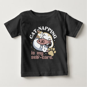 Cat-Napping is mijn zelfzorg Schattigee Cat Quote
