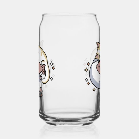 Cat-Napping is mijn zelfzorg Schattigee Cat Quote Blikvorm Glas (Links)