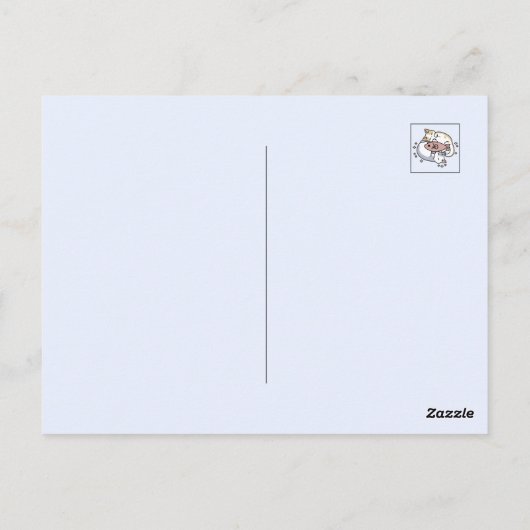 Cat-Napping is mijn zelfzorg Schattigee Cat Quote Briefkaart (Achterkant)