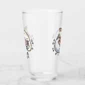 Cat-Napping is mijn zelfzorg Schattigee Cat Quote Glas (Links)