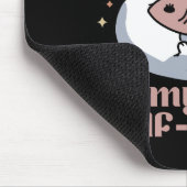 Cat-Napping is mijn zelfzorg Schattigee Cat Quote Muismat (Hoek)