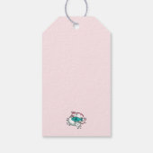 Cat-Napping is mijn zelfzorg: Schattigee slaperige Cadeaulabel (Achterkant)