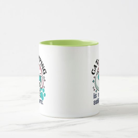 Cat-Napping is mijn zelfzorg: Schattigee slaperige Mok (Midden)