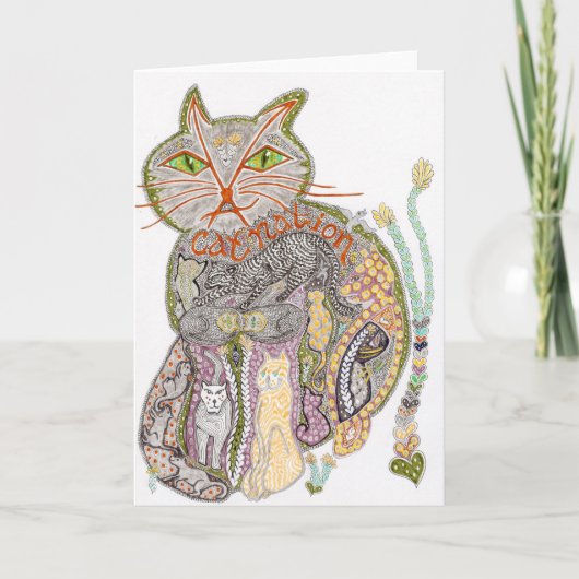 Cat Nation card Kaart (Voorkant)