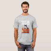 Cat Neem me overal T-shirt (Voorkant volledig)