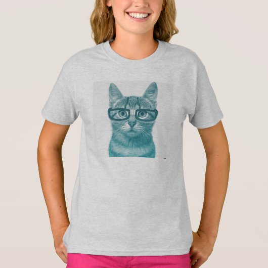 Cat Nerd T-shirt (Voorkant)