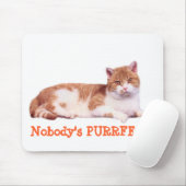 Cat Niemand's purrfect Mousepad Muismat (Met muis)