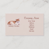 Cat Niemand's Purrfect Visitekaartje (Achterkant)