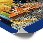 Cat, Night Cafe Parody, Van Gogh Poster (Hoek)