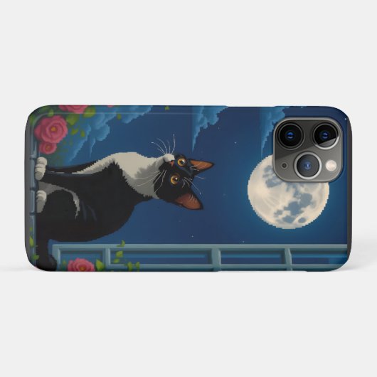 Cat Night Case-Mate iPhone Case (Achterkant (horizontaal))