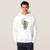 Cat Night Moon Hoodie (Voorkant volledig)