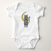 Cat Night Moon Romper (Voorkant)