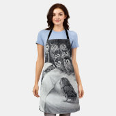 Cat Nightmare Owl Bird, Louis Wain Schort (Gedragen)