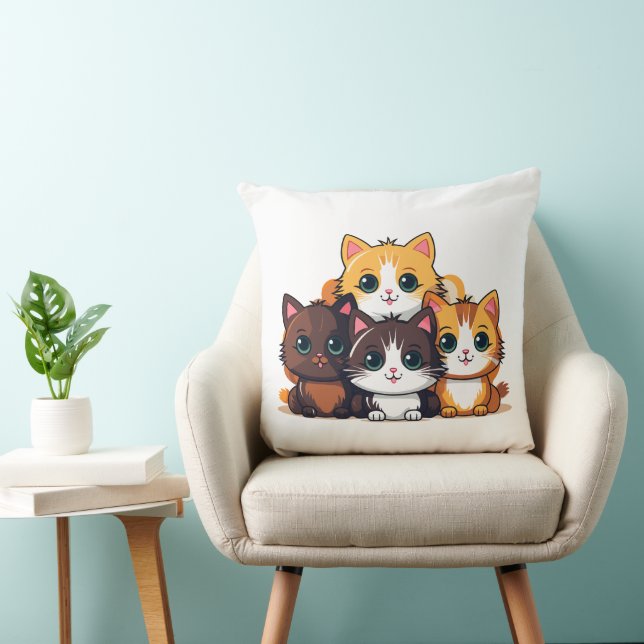 Cat Nip 20x20 Sierkussen (Stoel)