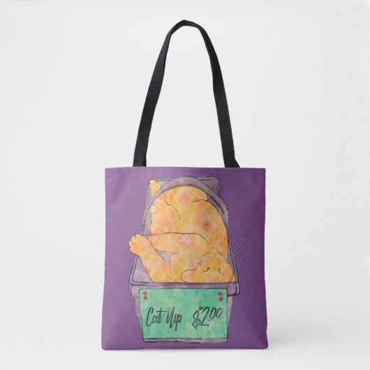 Cat Nip Tote Bag (Voorkant)