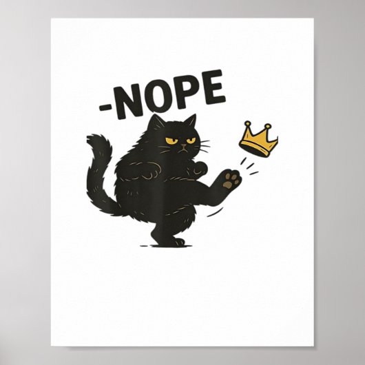 Cat No Kings In America Poster (Voorkant)