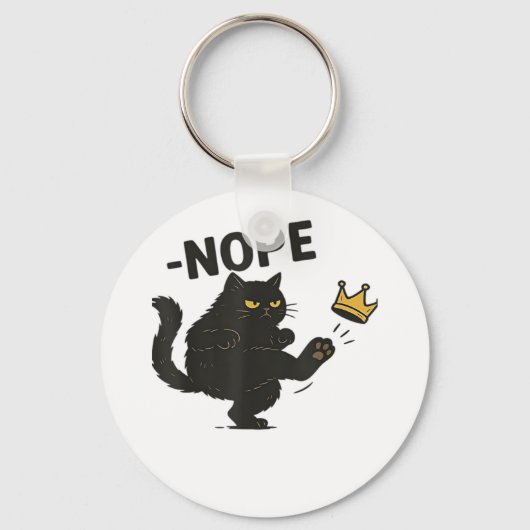 Cat No Kings In America  Sleutelhanger (Voorkant)