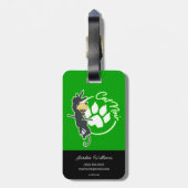Cat Noir Badge Bagagelabel (Achterkant verticaal)