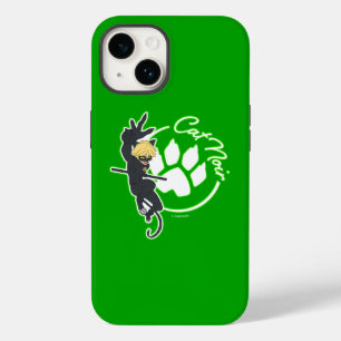 Cat Noir Badge Case-Mate iPhone 14 Hoesje