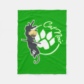 Cat Noir Badge Fleece Deken (Voorkant)