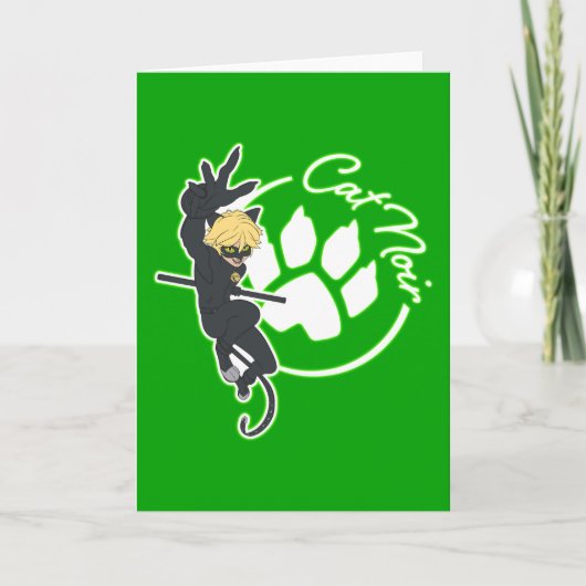 Cat Noir Badge Kaart (Voorkant)