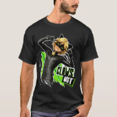 Cat Noir | Grafisch uitklapbaar T-shirt (Voorkant)