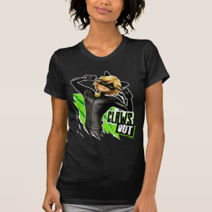 Cat Noir   Grafisch uitklapbaar T-shirt