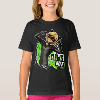 Cat Noir | Grafisch uitklapbaar T-shirt