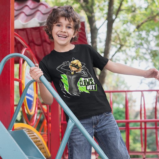 Cat Noir | Grafisch uitklapbaar T-shirt