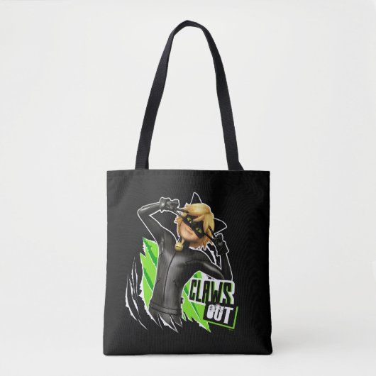 Cat Noir | Grafisch uitklapbaar Tote Bag (Voorkant)