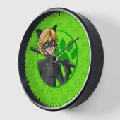 Cat Noir Green Badge (Hoek)