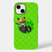 Cat Noir Green Badge Case-Mate iPhone Case (Achterkant)