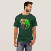 Cat Noir Green Badge T-shirt (Voorkant volledig)