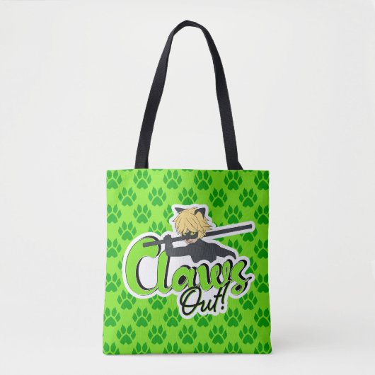 Cat Noir | Klauwen uit! Tote Bag (Voorkant)