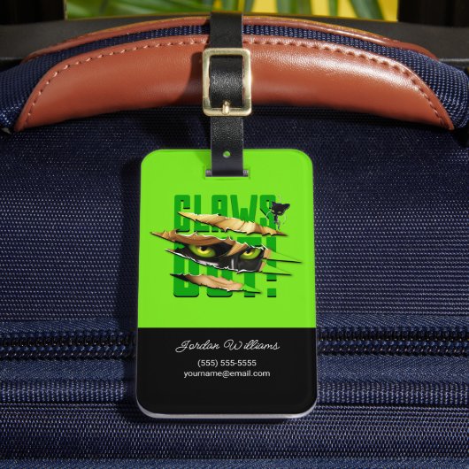 Cat Noir & Plagg | Klauwen uit Bagagelabel (Voorkant Insitu 2)