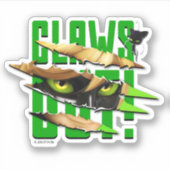 Cat Noir & Plagg | Klauwen uit Sticker (Voorkant)