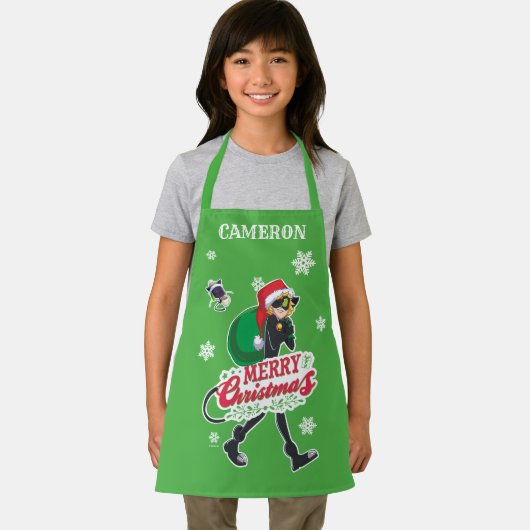 Cat Noir | Vrolijk kerstfeest Schort (Insitu)