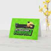 Cat Noir | Wees je eigen held Kaart (Gele Bloem)