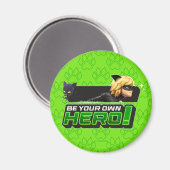 Cat Noir | Wees je eigen held Magneet (Voorkant / Achterkant)