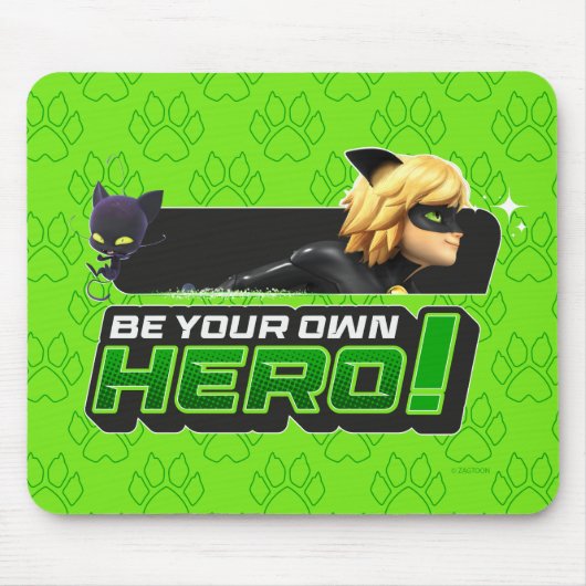 Cat Noir | Wees je eigen held Muismat (Voorkant)