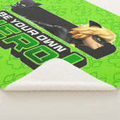 Cat Noir | Wees je eigen held Sherpa Deken (3/4)