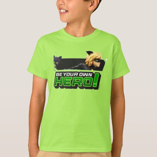 Cat Noir | Wees je eigen held T-shirt (Voorkant)